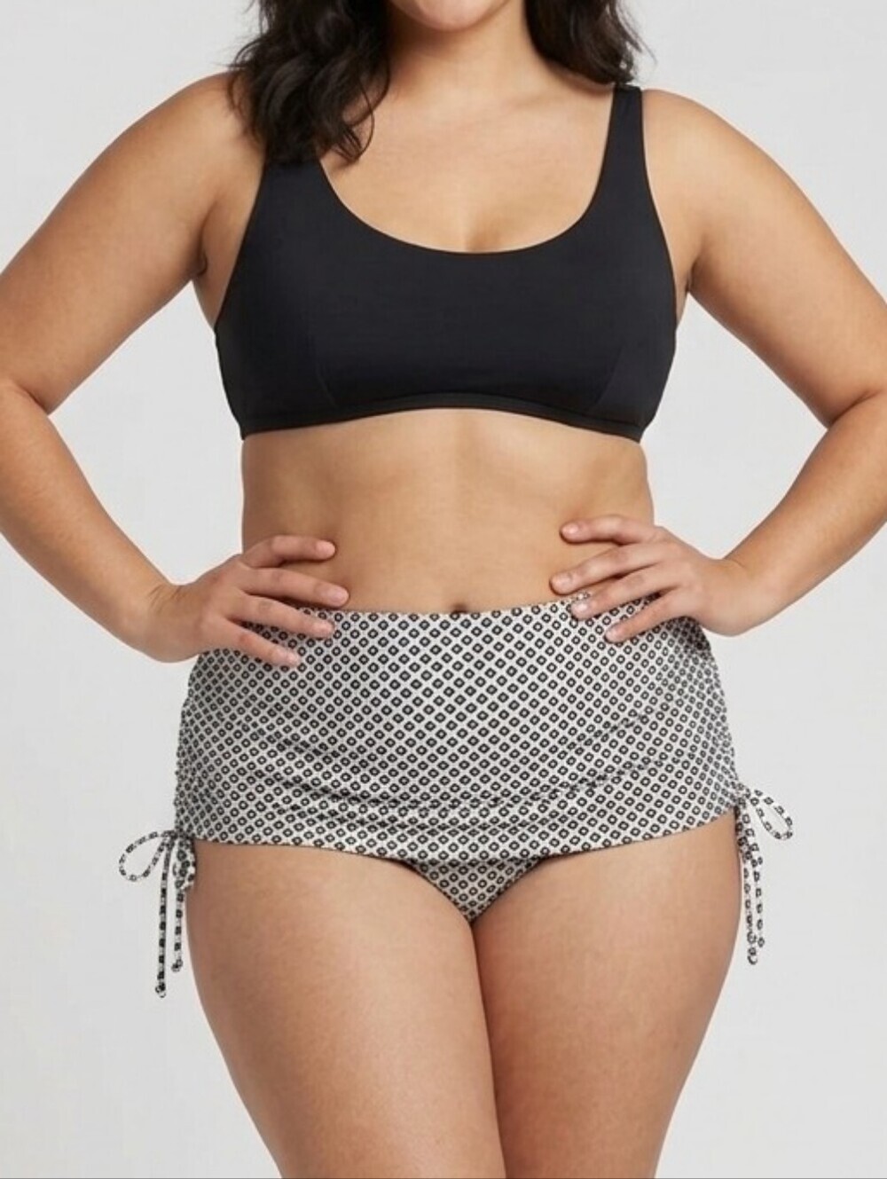 ALWAYS FOR ME Chic Prints Tankini Swimsuit Skirt Bottom 24W
